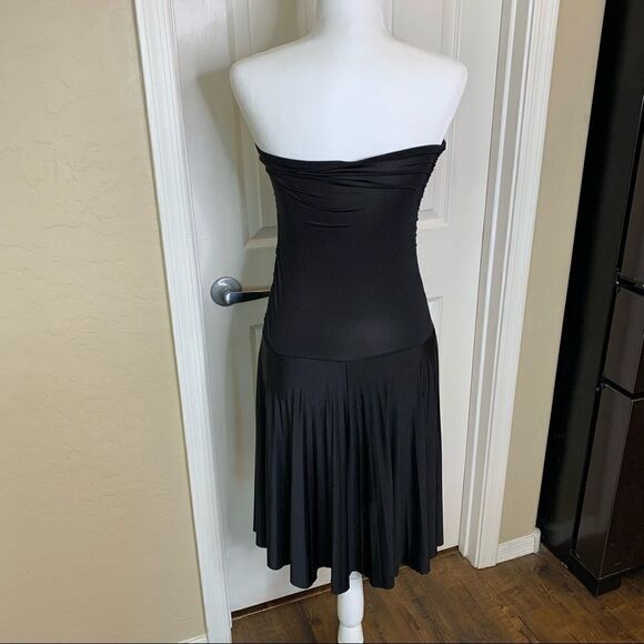 Soprano Strapless Black Dress Size Medium - Picture 6 of 10